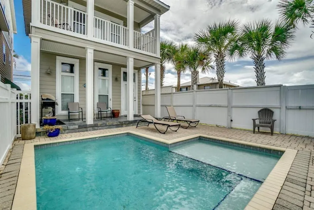 Amzg Gulf View,4 Bd/3.5 Bath Home, Pvt Heated Pool Panama City Beach 0*,  USA