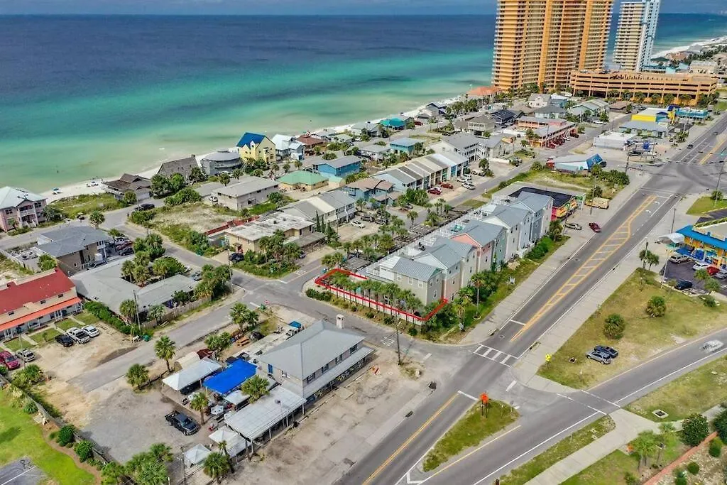 Semesterbostad Amzg Gulf View,4 Bd/3.5 Bath Home, Pvt Heated Pool Panama City Beach