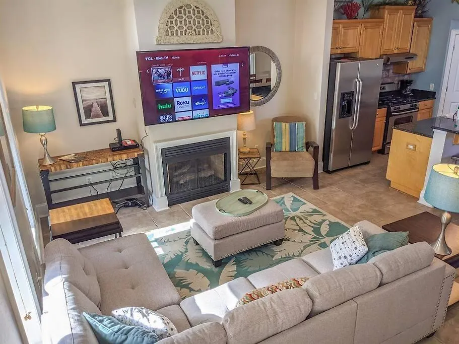 Semesterbostad Amzg Gulf View,4 Bd/3.5 Bath Home, Pvt Heated Pool Panama City Beach